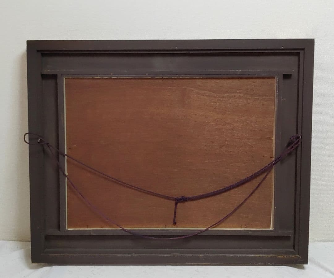 ◇ 静物画　大型水彩　在銘あり