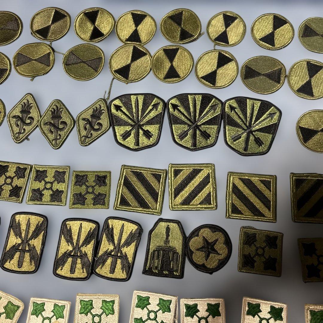 軍用刺繍パッチセット 76枚まとめ売り　ビンテージワッペン　軍物