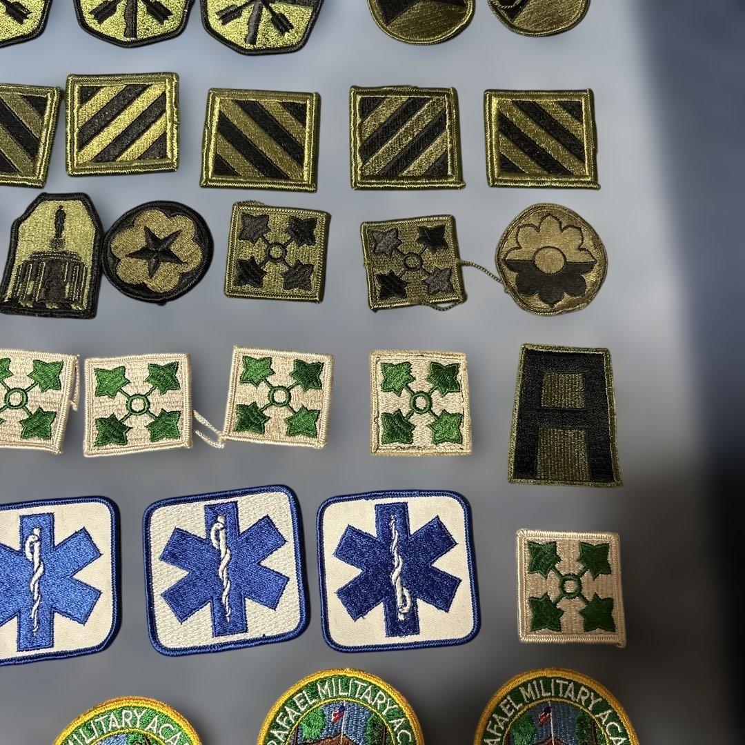 軍用刺繍パッチセット 76枚まとめ売り　ビンテージワッペン　軍物