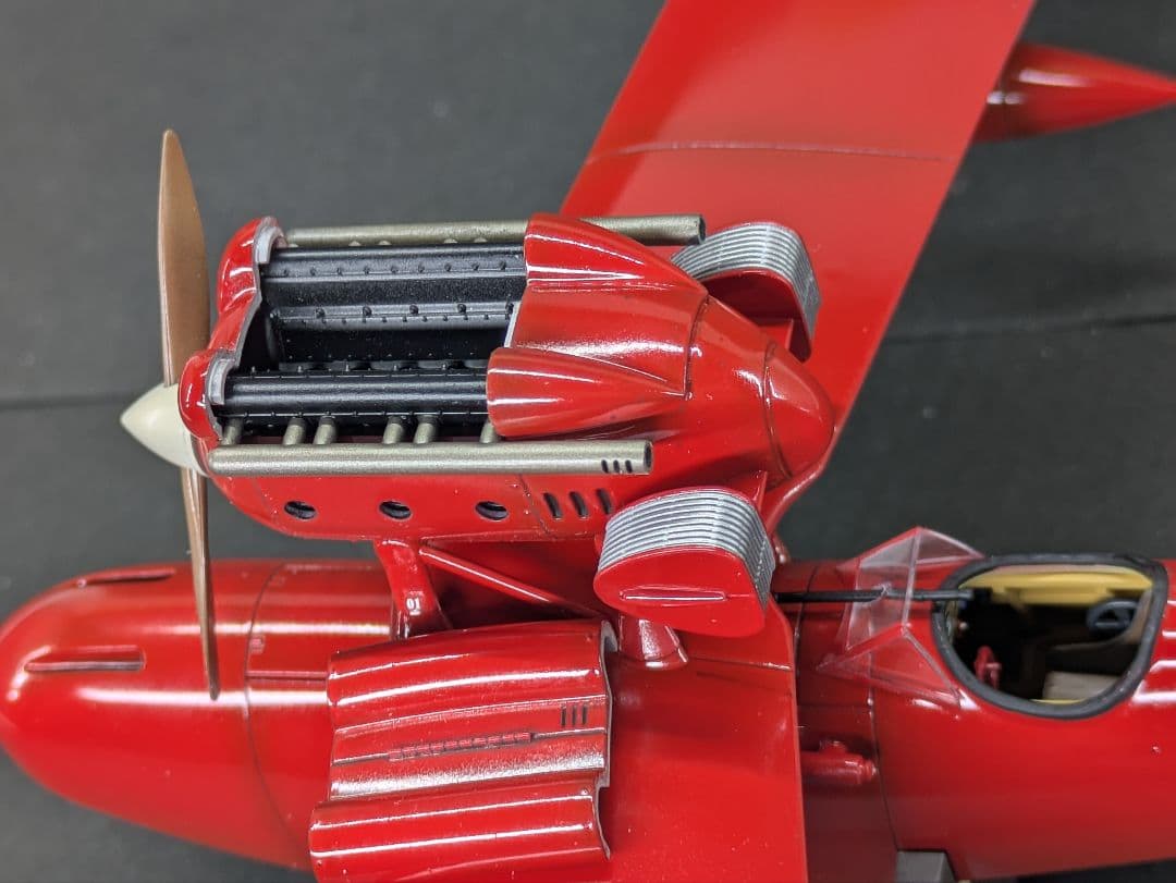 紅の豚　1/48 サボイアS21 プラモデル完成品