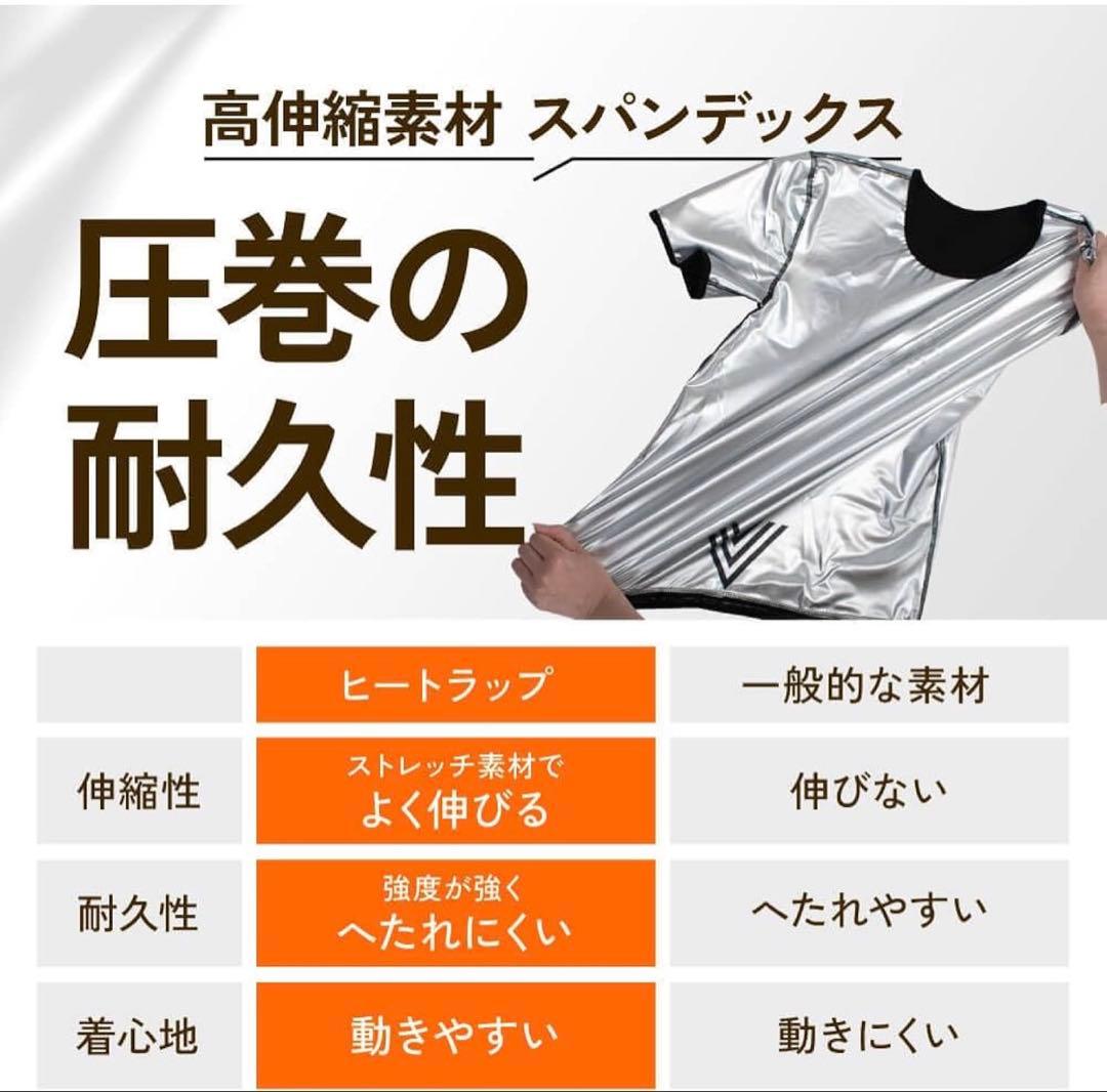 【新品未使用】ヒートラップ／HEATTRAP サウナスーツ　XL 2着セット