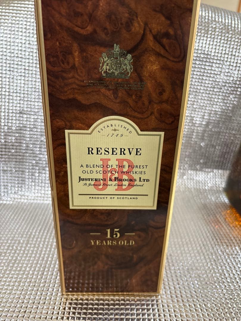 ウイスキー J&B RESERVE 15 YEARS OLD