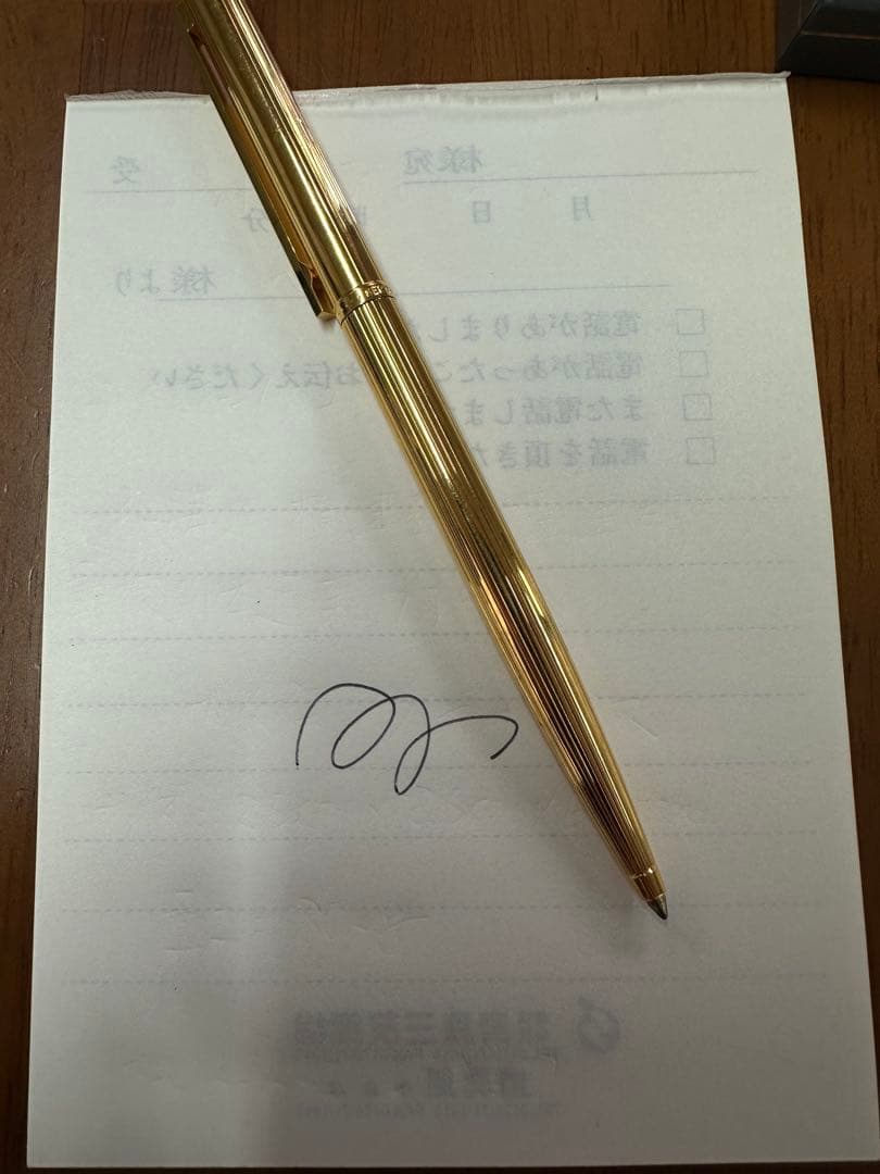 ダンヒル 金張り高級ボールペン　モンブラン製 1980s