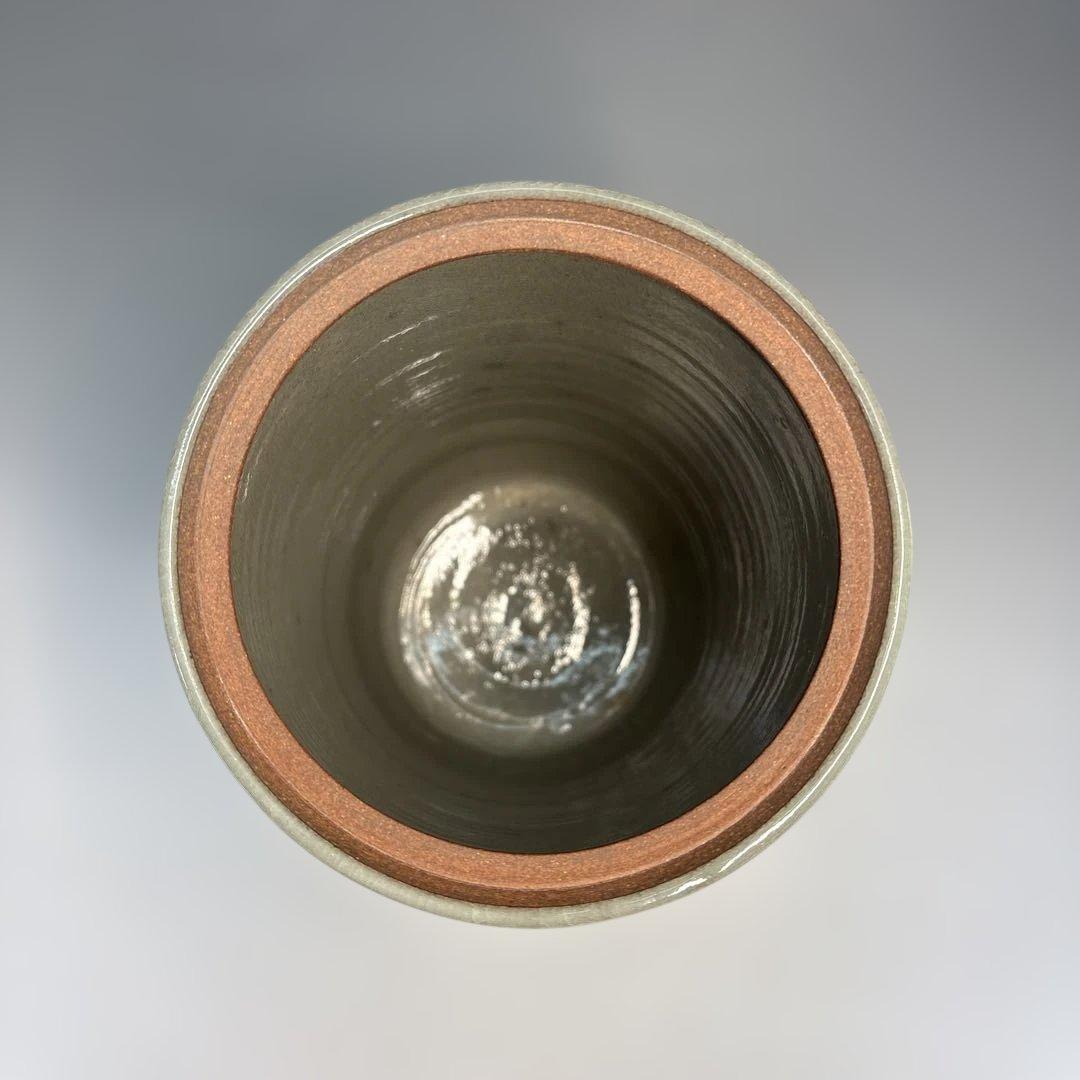 【中古品】茶道具　趙誠主造　御本三島細水指