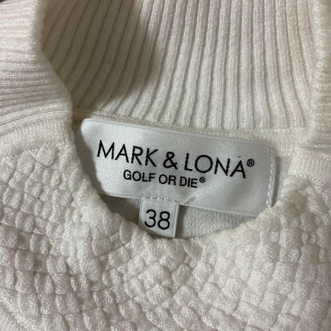 MARK & LONA ホワイト長袖セーター 38