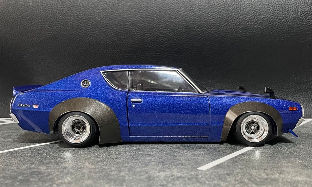 1/24 アシェット 国産名車 スカイライン ケンメリ 旧車 改造車 カスタム