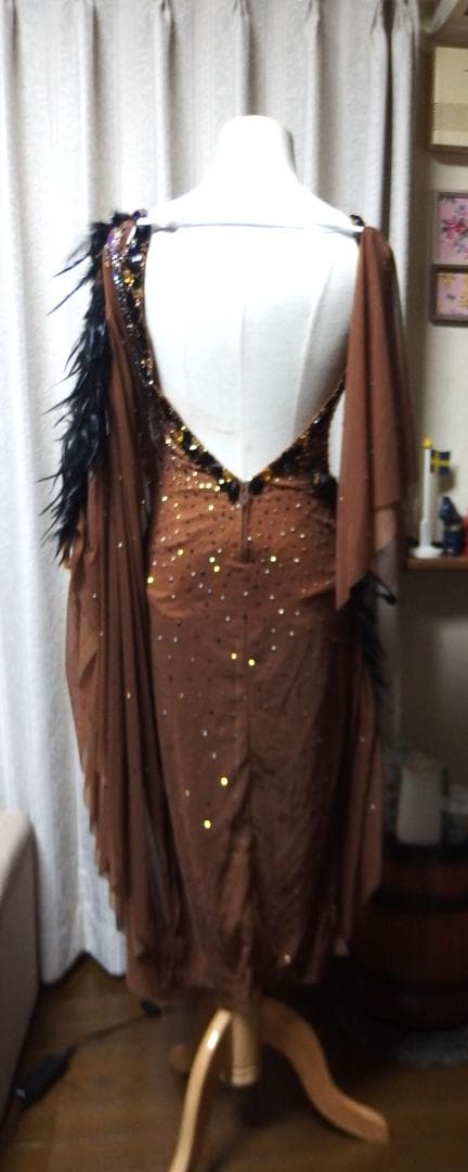 2/14迄【社交ダンス】ジャンティ　ブロンズラテンドレス（正装用）