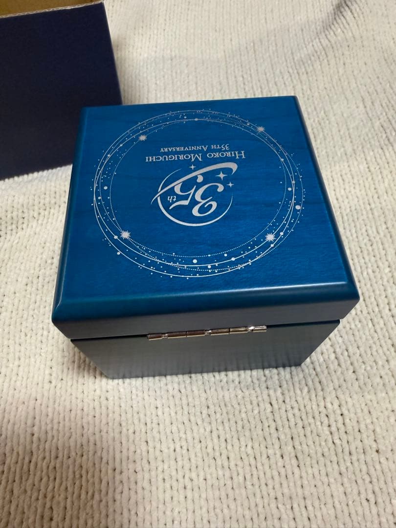 森口博子 35周年記念 蒼い生命 直筆サイン入りオルゴール