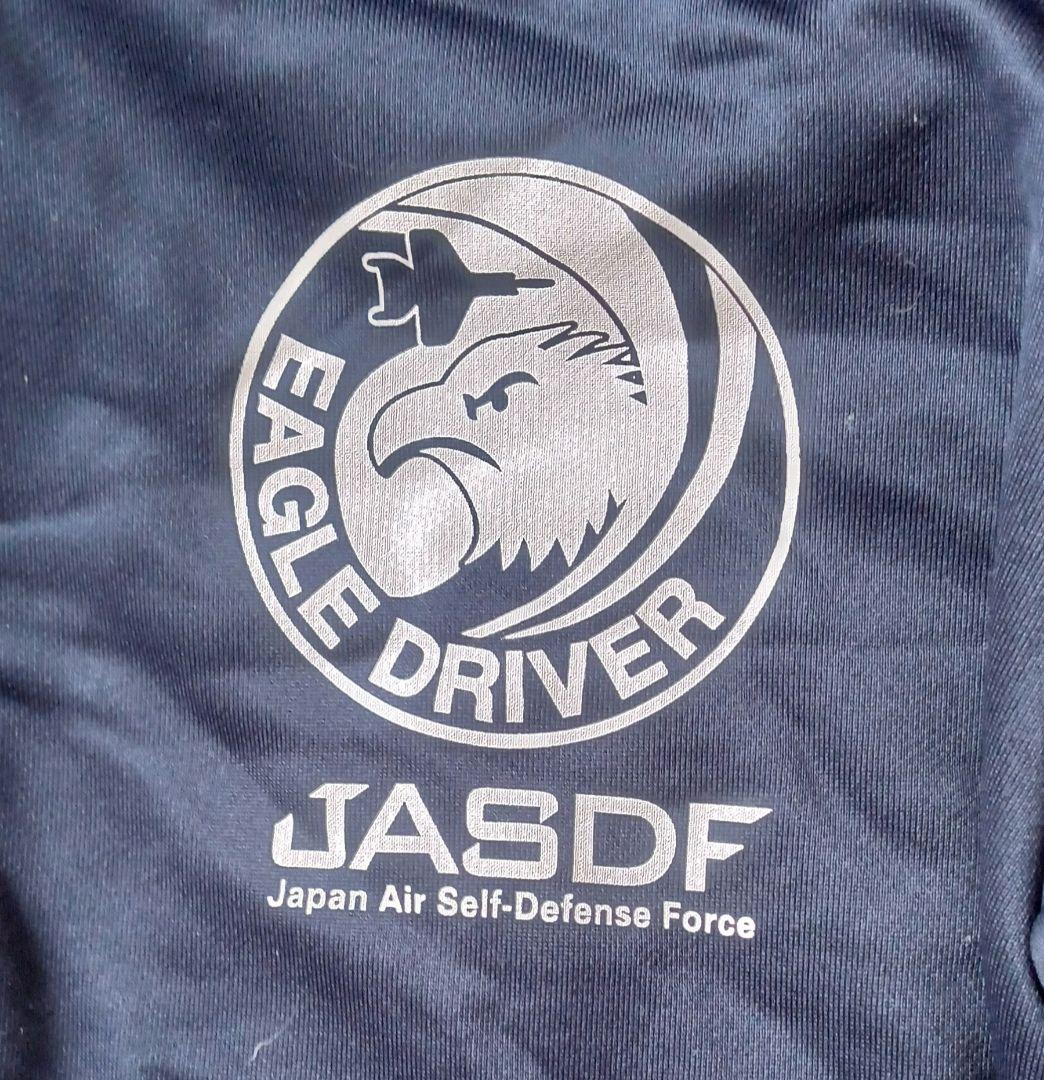 【入手困難】JASDF f-15尾翼マークバックプリント ジップアップパーカー