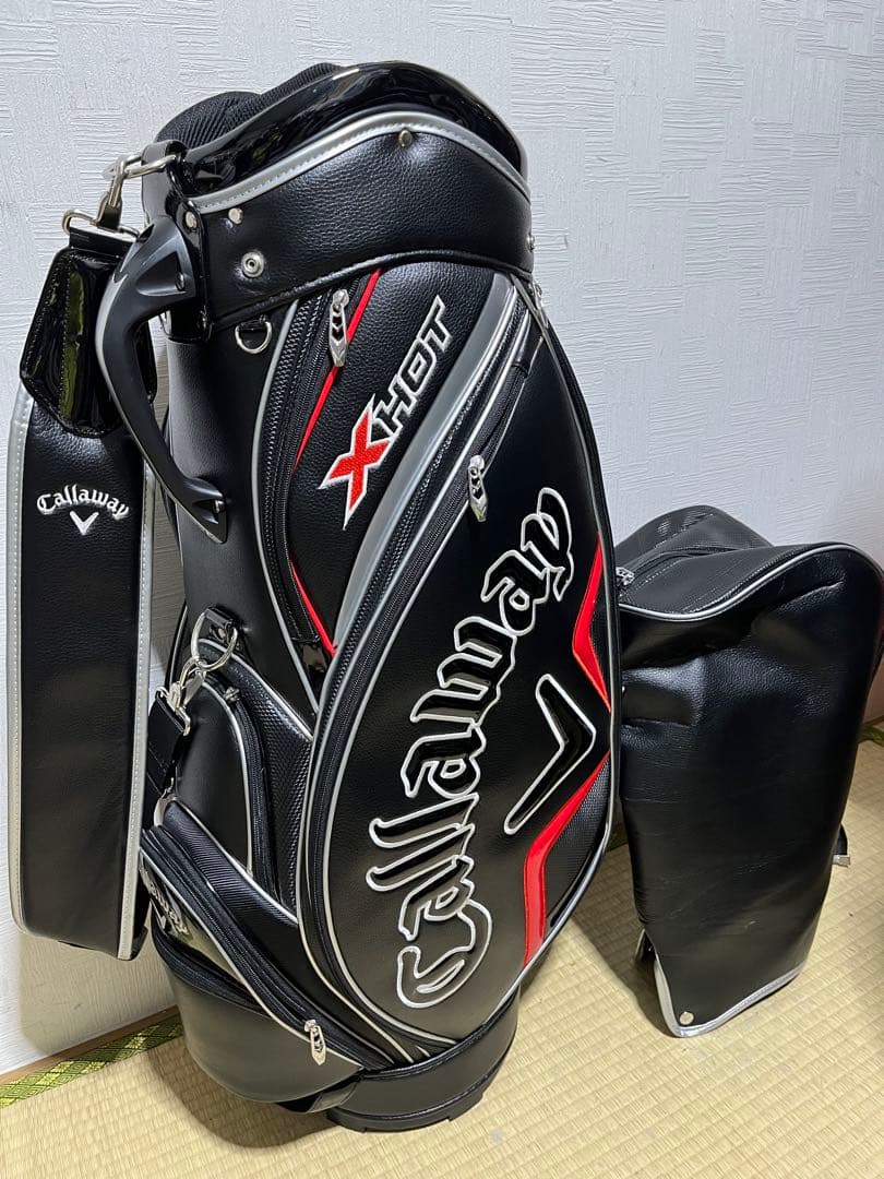 美品！キャロウェイ　Callaway　X HOT キャディーバッグ　フード付属