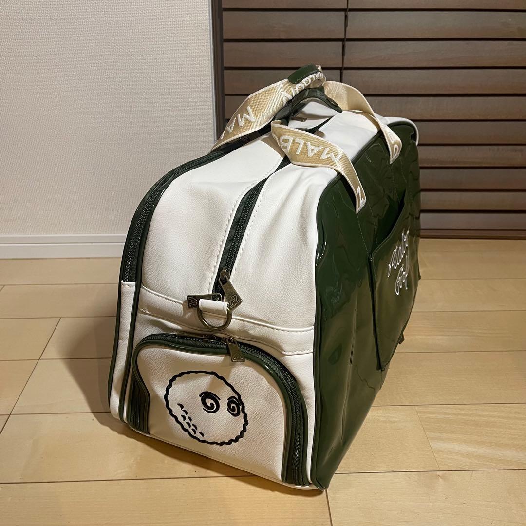 MALBON GOLF マルボンゴルフ ボストンバッグ ゴルフバッグ エナメル緑