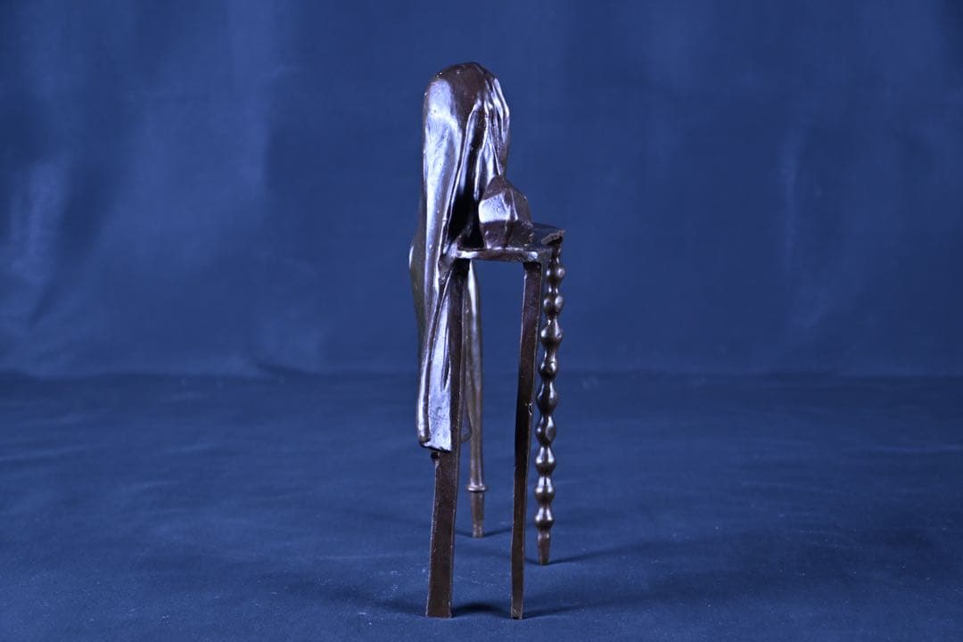 【珍品】幽霊 ブロンズ 置物 ゴースト