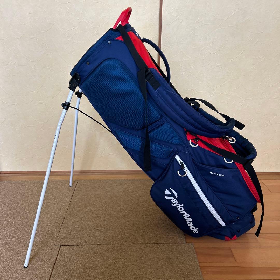 TaylorMade スタンドキャディバッグ ネイビー/レッド