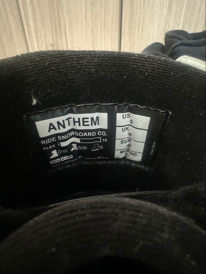 RIDE ANTHEM 24-25 ライド ダイヤル スノーボード ブーツ