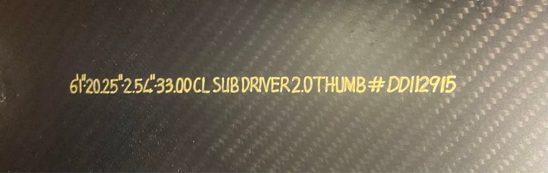 lost サーフボード　6‘1 blackdart SUB-D2.0