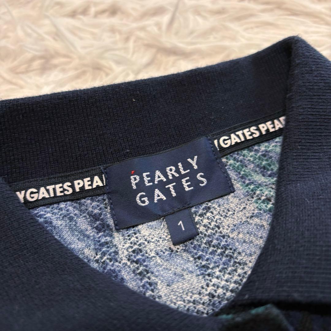 新作 パーリーゲイツ ブラックウォッチ ワンピース プリーツ 襟付き