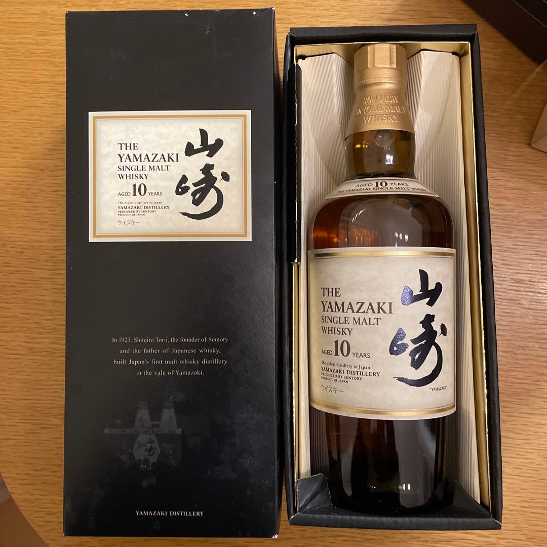 山崎　ウイスキー　10年　700mlボトル