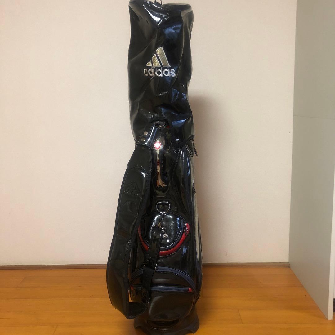 アディダス adidas キャディバック エナメル フード付き