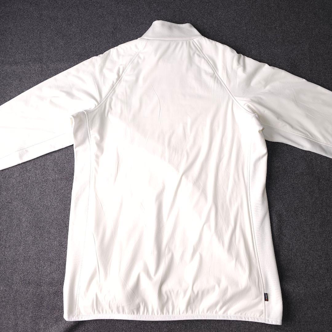 BRIEFING 裏起毛 異素材 ナイロン 長袖 モックネックスニードトレーナー