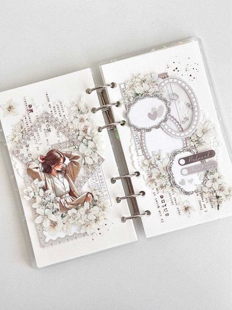 コラージュ素材　紙もの　素材紙　【2485】