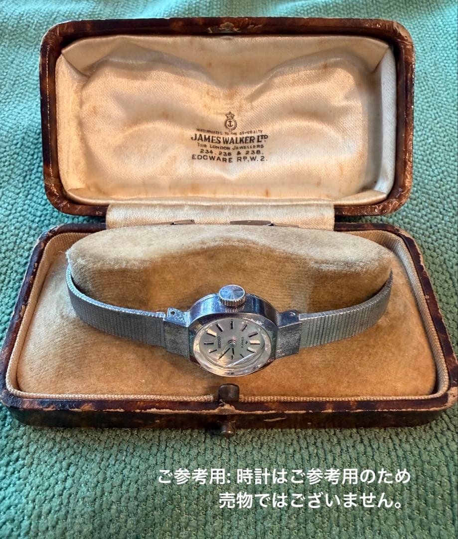 【希少品】英国『JAMES WALKER』 アンティークレザー腕時計ケース