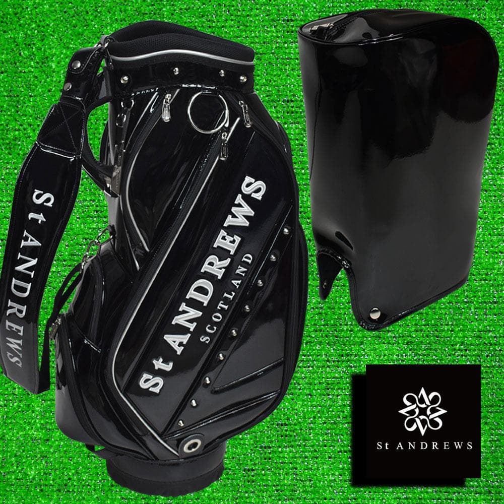 y*i様 St ANDREWS セントアンドリュース エナメルキャディバッグ 新
