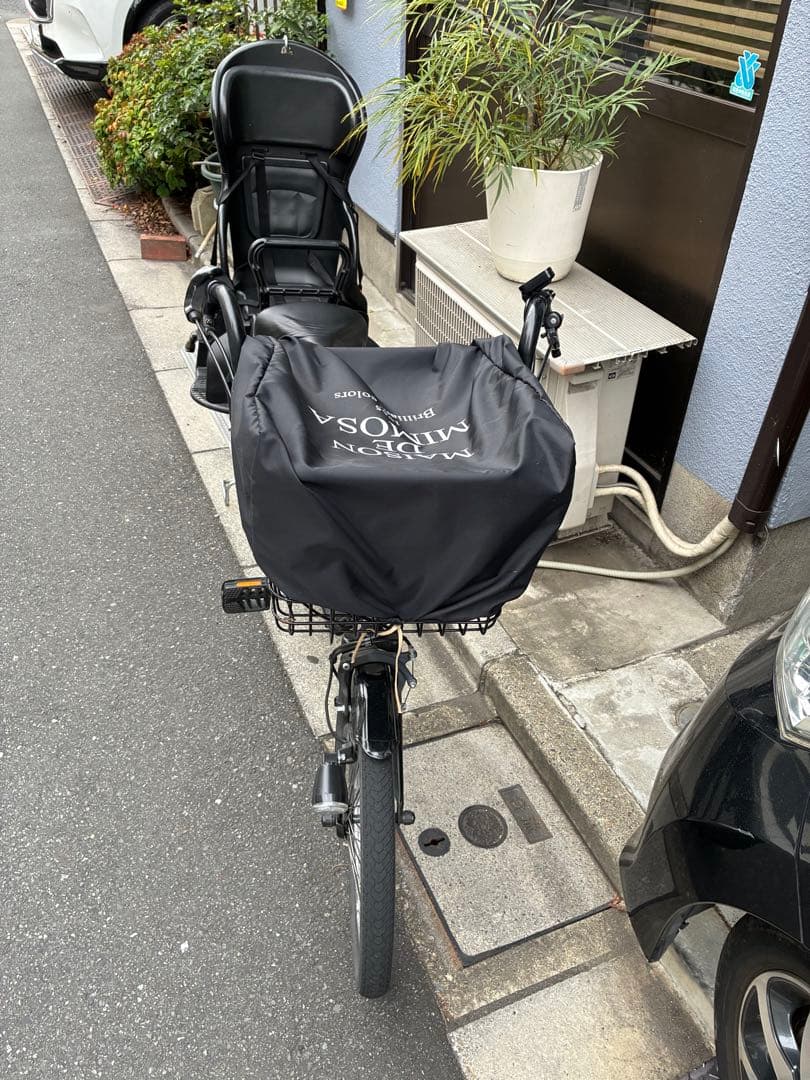 電動アシスト自転車 チャイルドシート付き　説明書あり