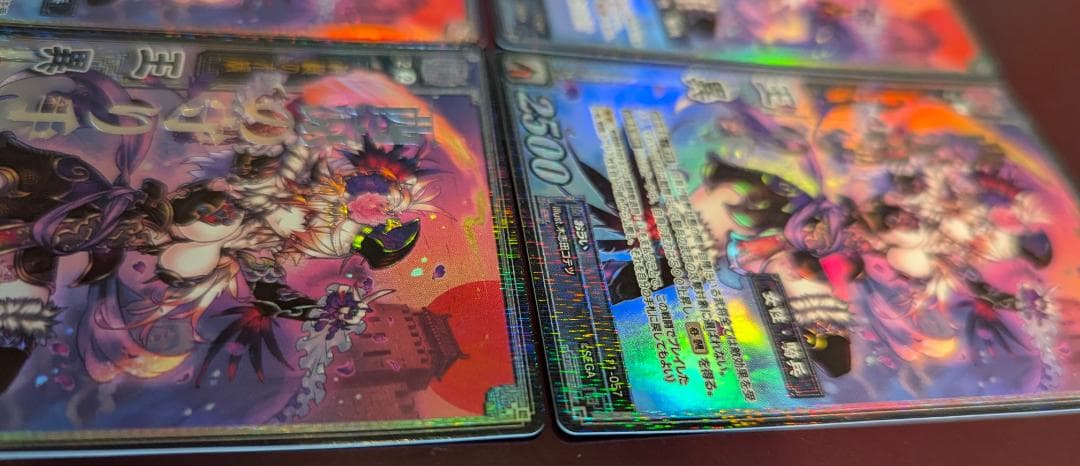 【美品】【送料無料】【三国志大戦TCG】王異(11-057/CTR) ×4枚