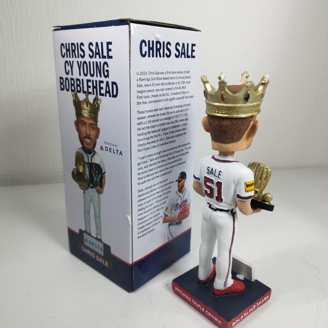 クリス セール サイヤング賞 ボブルヘッド 球場配布品 新品 ピッチャ I429