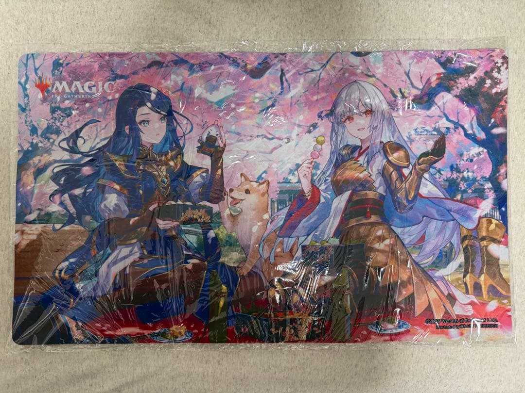 MtG: 放浪皇のお花見（2人）プレイマット