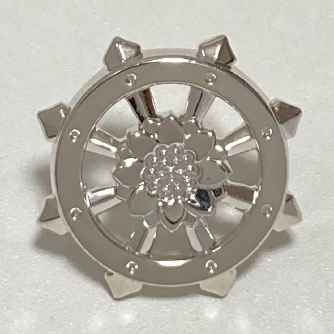 新品 真如苑 真言宗総本山伝燈苑 仏法輪 シルバー 純銀 ネックレス タイピン