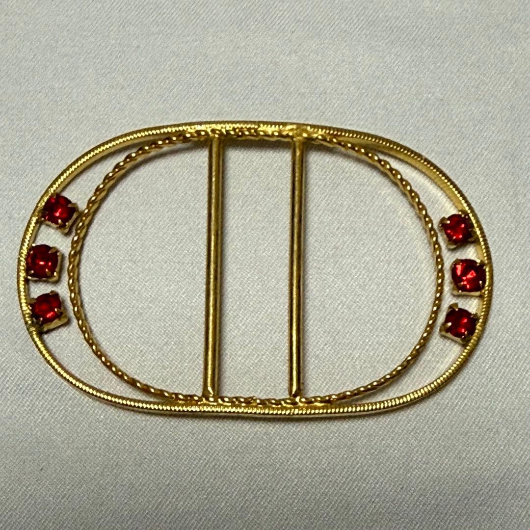 アンティーク 楕円形 ライトストーン バックル レトロ 7セット