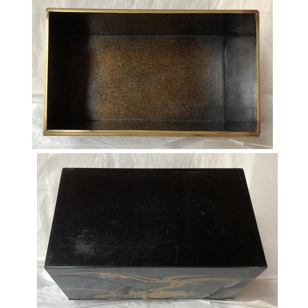 F1143 時代 蒔絵 茶箱 仁清 茶碗 抹茶碗 道八 巾筒 野点 棗 茶道具