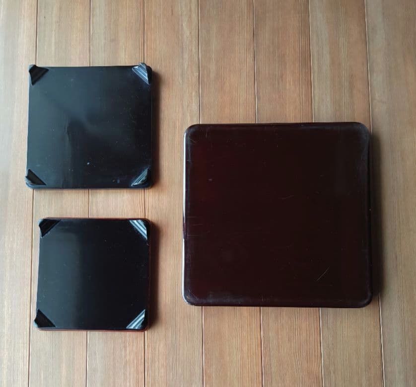 御膳セット　御膳　二の膳　三の膳　脚付　脚無　塗物　膳　１セット分