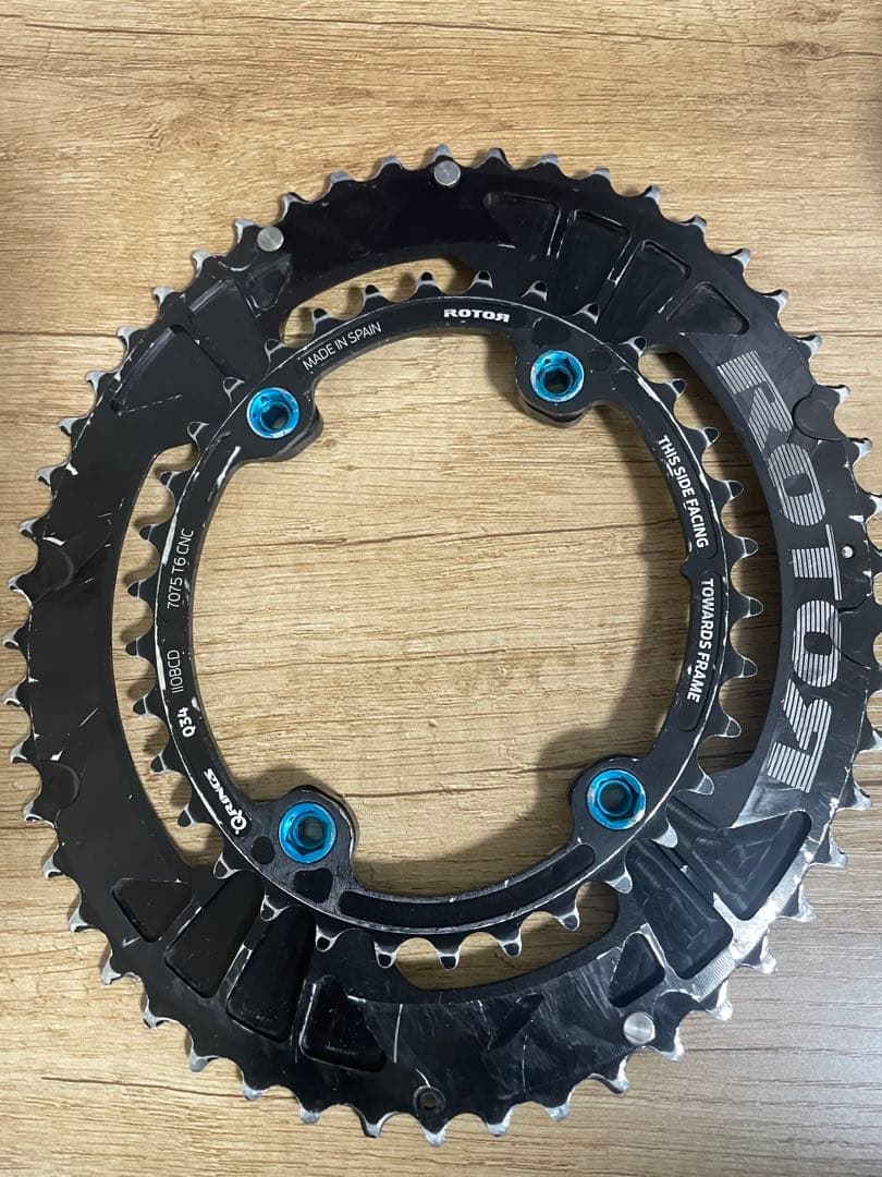 rotor rings 50-34t bcd110 kcnc ボルト付き