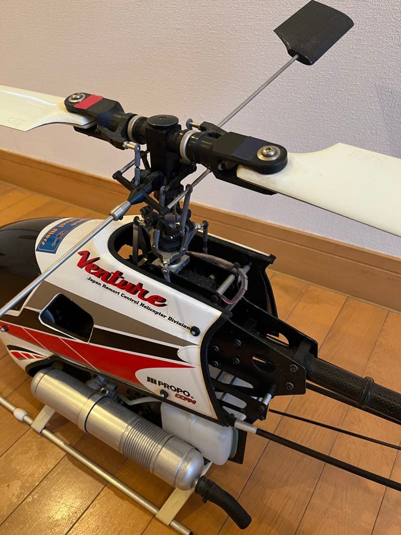 ラジコン　ヘリ　エンジン　ベンチャー　プロポ　セット