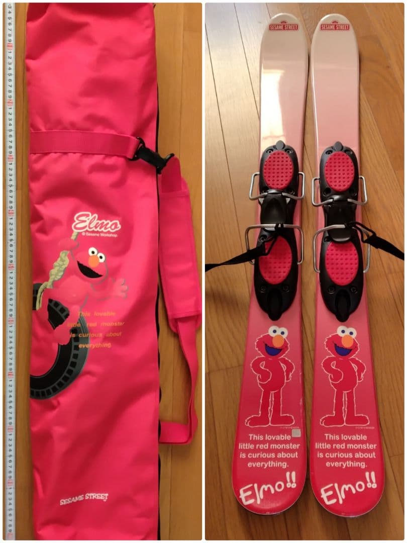 ◇エルモショートスキー◇ケース付き◇100cm