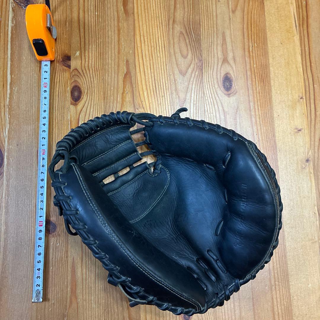 右投げ　Mizuno キャッチャーミット 黒