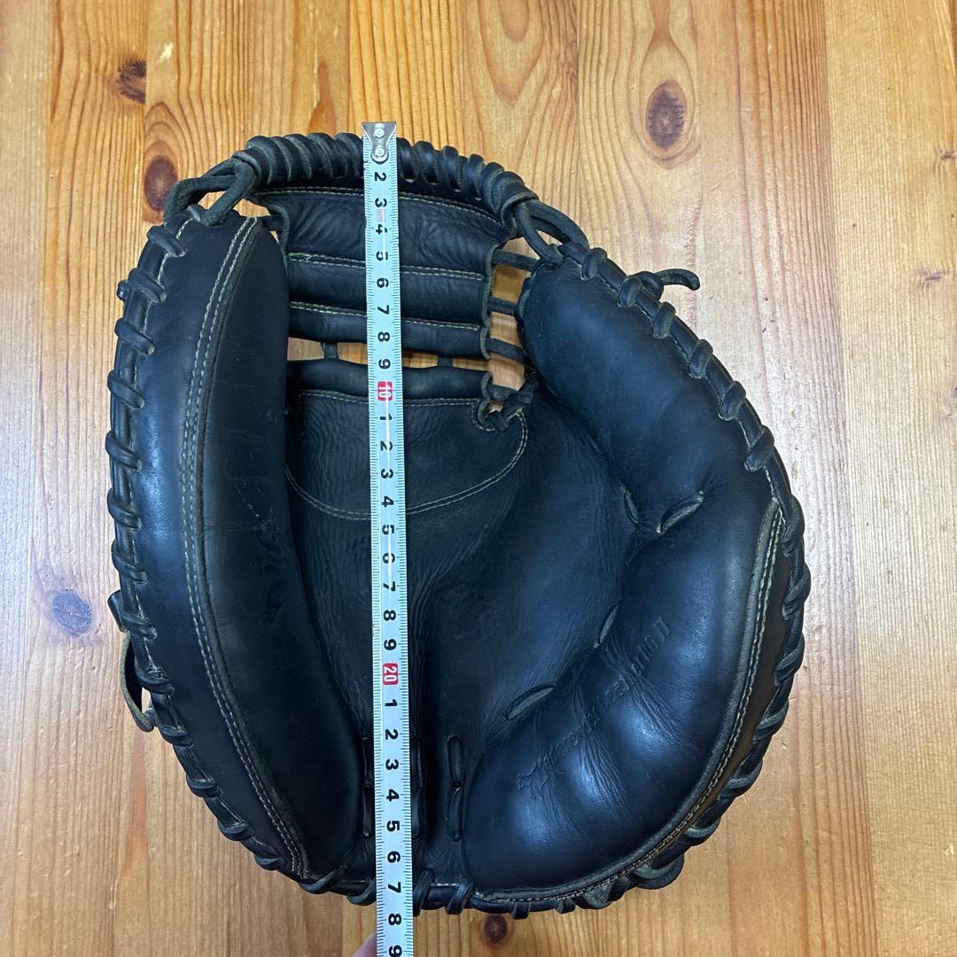 右投げ　Mizuno キャッチャーミット 黒