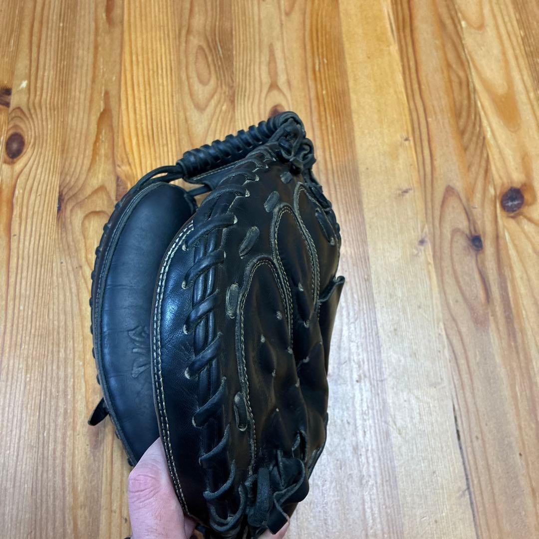 右投げ　Mizuno キャッチャーミット 黒