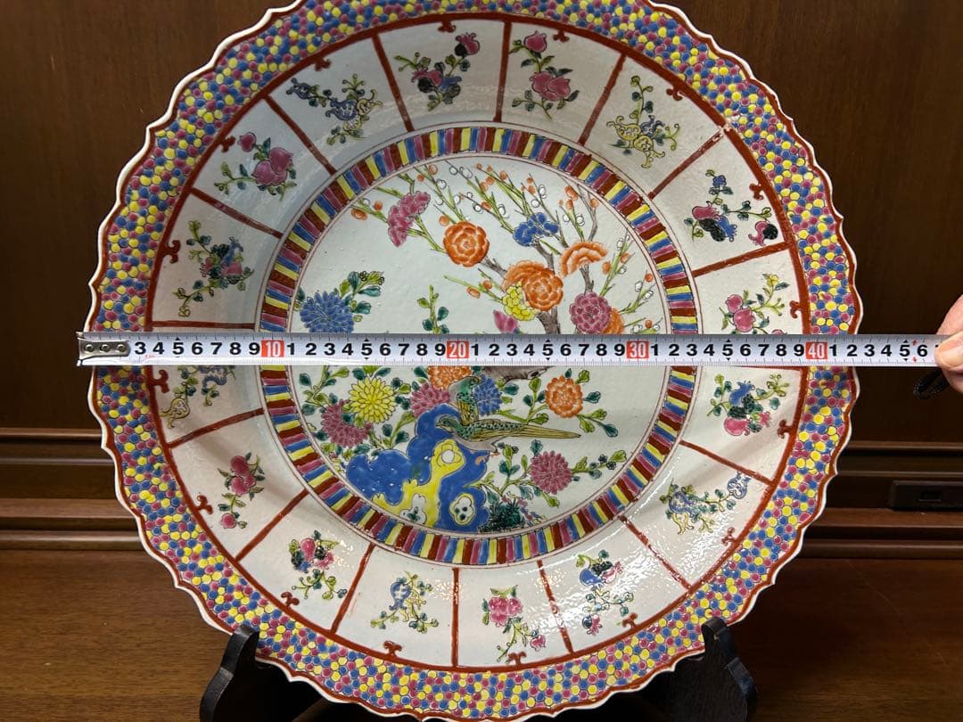 中国骨董　大皿