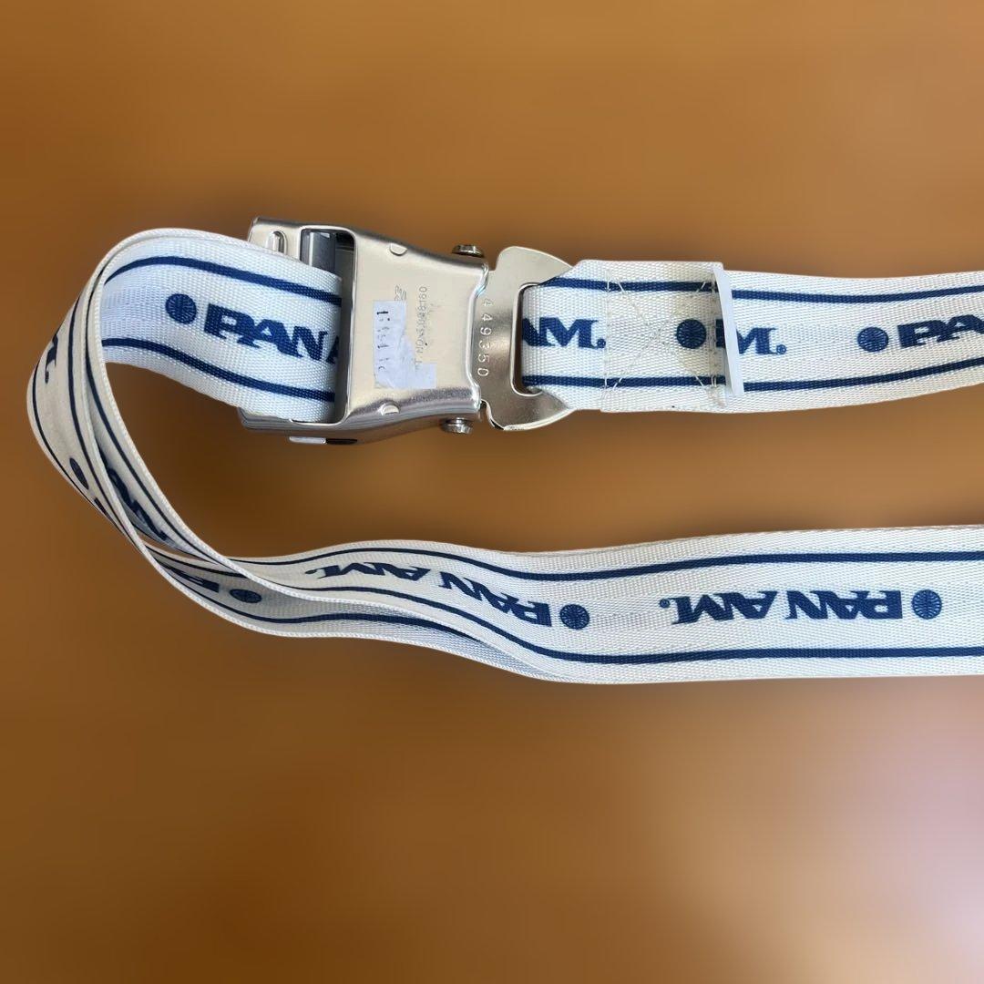 PAN AM ナイロンベルト 金属バックル　シートベルト