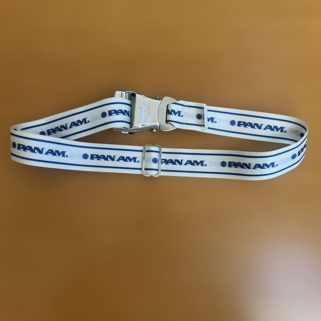 PAN AM ナイロンベルト 金属バックル　シートベルト