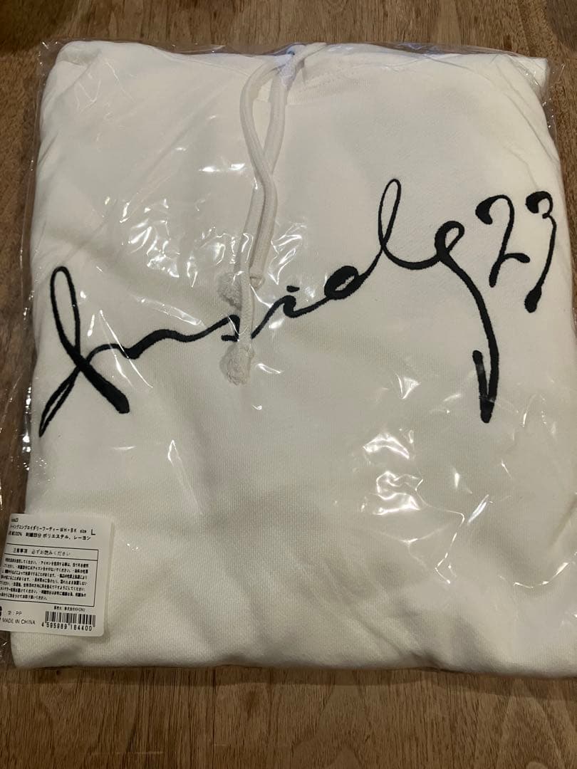 inside23 ドローイングエンブロイダリーフーディー　未使用　パーカー