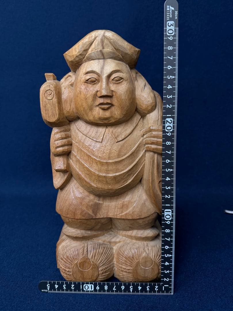 せんとくん作者 薮内佐斗司 大黒天 木彫 彫刻 美術品 レア 希少