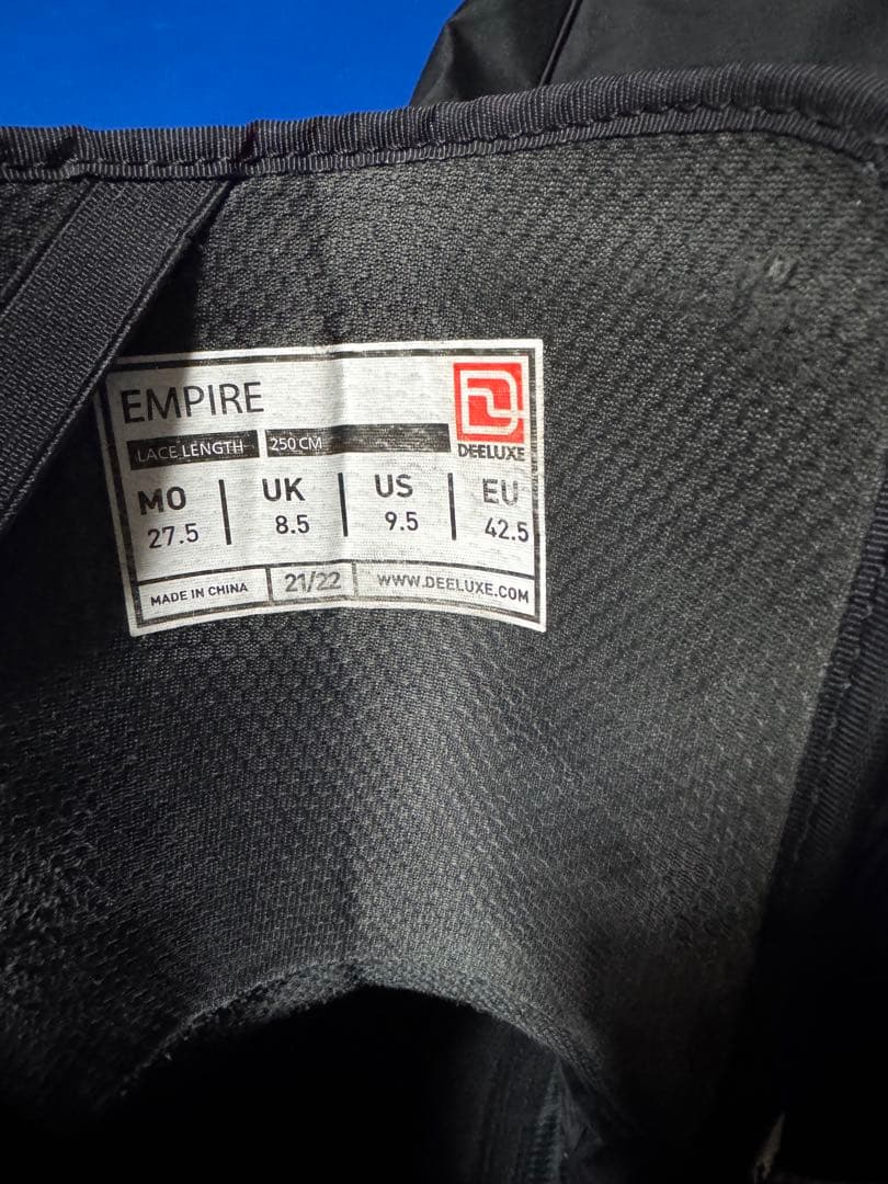 DEELUXE EMPIRE27.5cm ディーラックス　スノボードブーツ