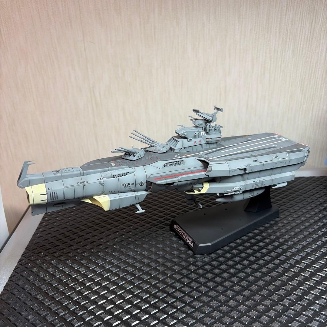 宇宙戦艦ヤマト プラモデル 1/1000 戦闘空母ヒュウガ 完成品