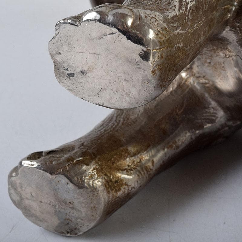 金属工芸　象　置物　重さ約1713g　V　9092