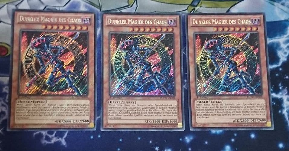 混沌の黒魔術師　EU ドイツ語版1stシークレット3枚　LCYW