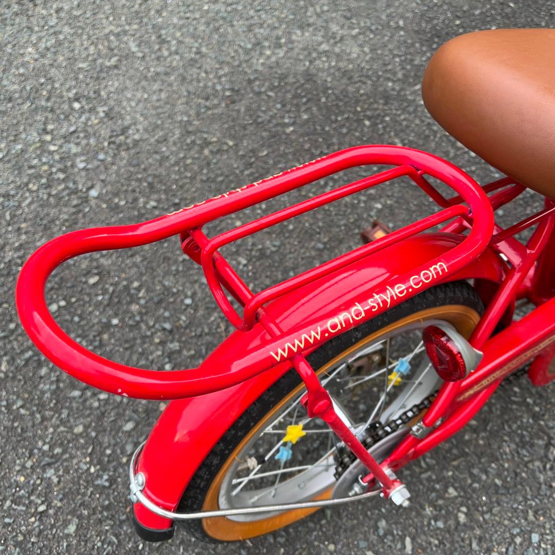 自転車子供用(幼児用) 赤 14インチ 【発送】